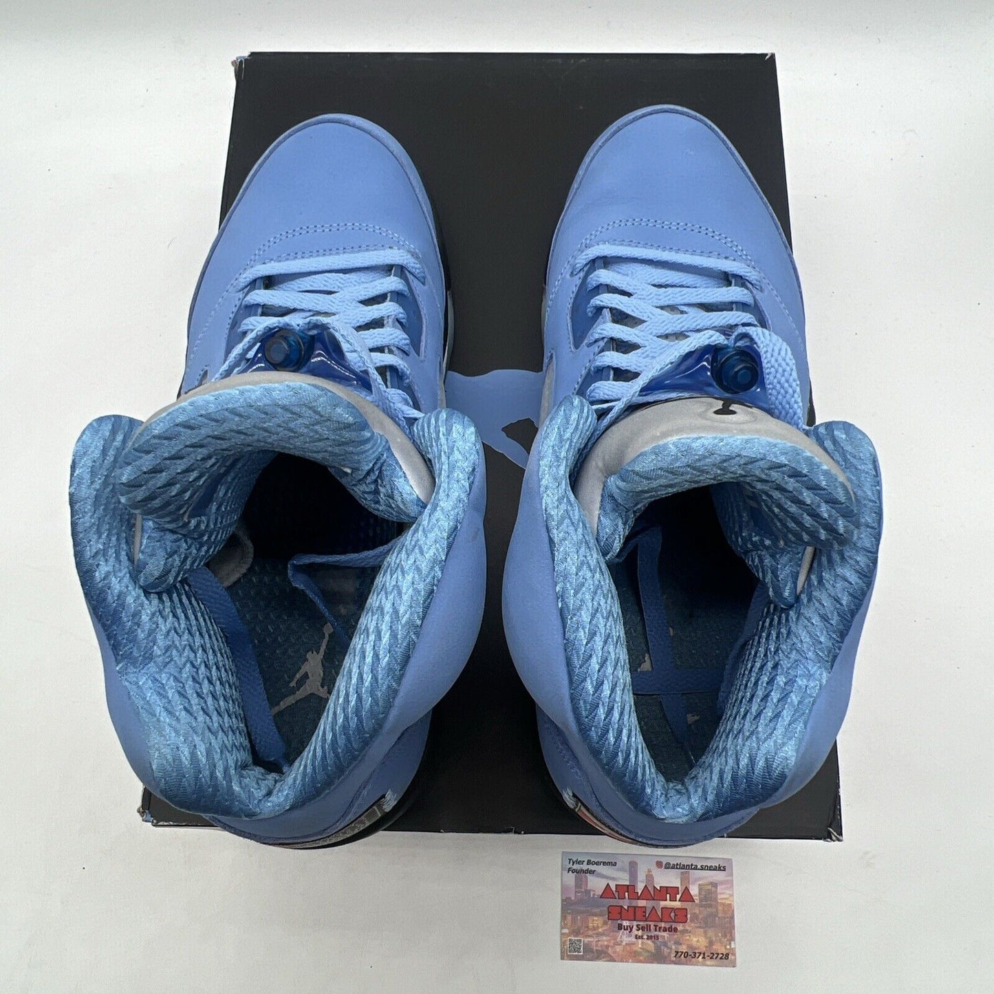 Size 11 - Jordan 5 Retro SE Mid UNC Black Grey Suede Blue (DV1310-401)