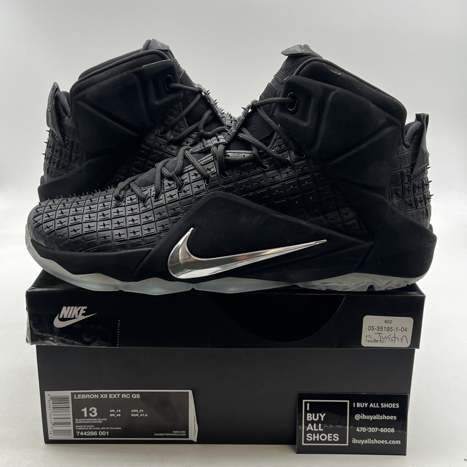 Size 13 - Nike LeBron 12 EXT Rubber City (744286-001)