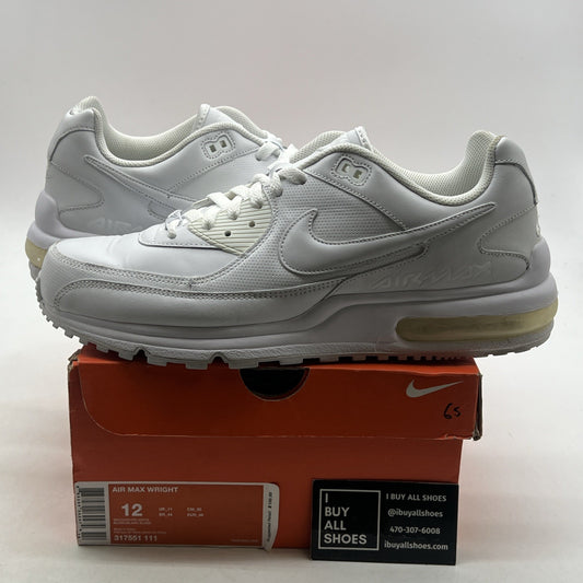 Size 12 - Nike Air Max Wright White - (317551-111)