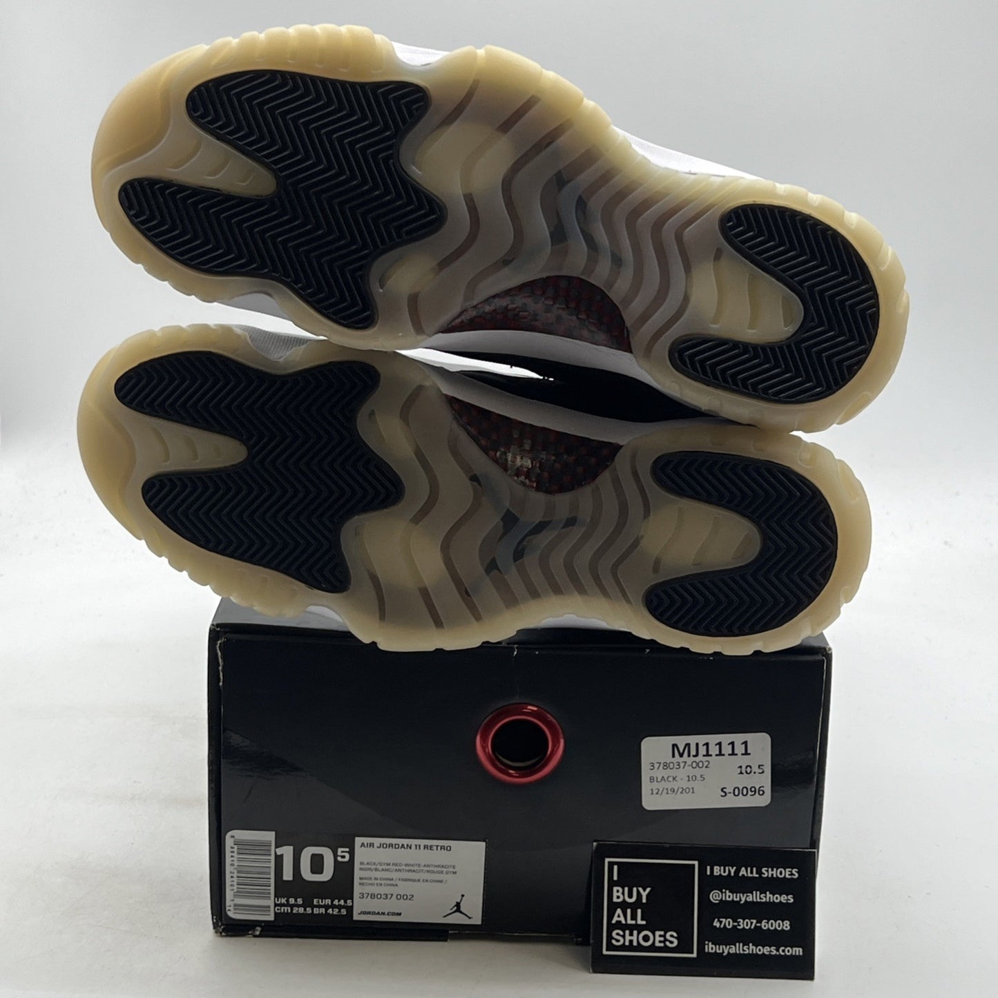 Size 10.5 - Air Jordan 11 Retro 72-10 2015 (378037-002)
