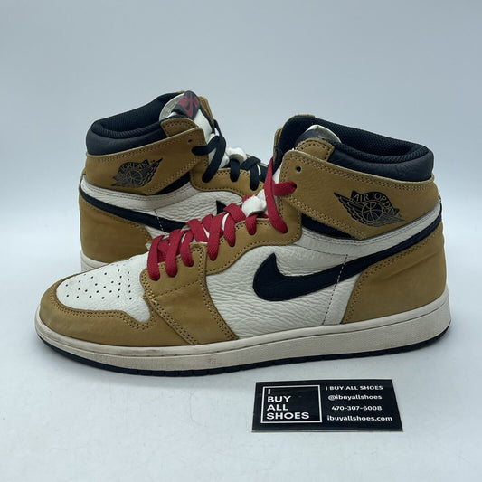 Size 11 - Jordan 1 Retro High OG Rookie of the Year 2018 Brown Suede (555088-700