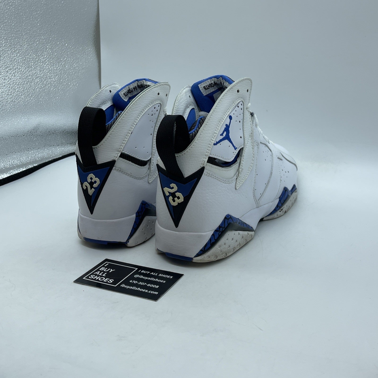 Size 9 - Air Jordan 7 Retro DMP Orlando Blue White Leather (304775-161)
