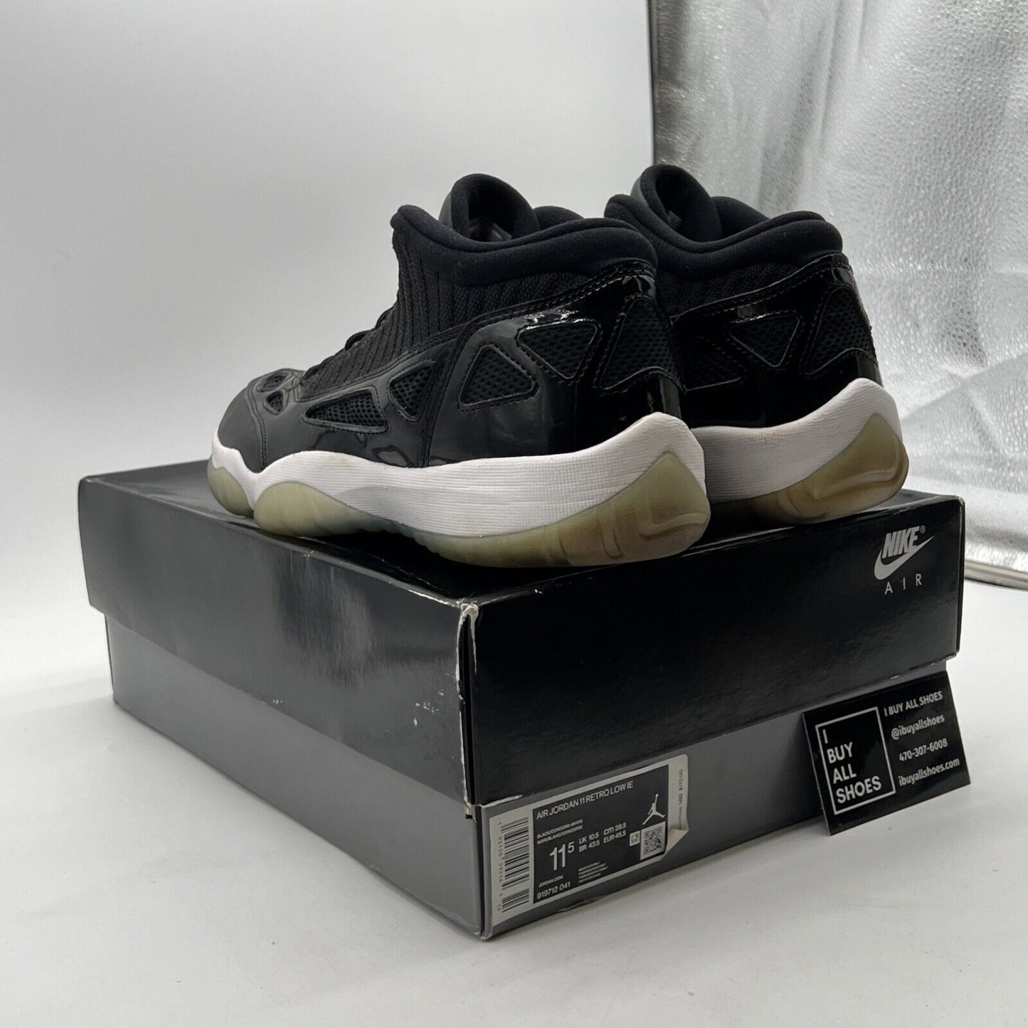 Size 11.5 - Air Jordan 11 Retro IE Low Space Jam (919712-041)