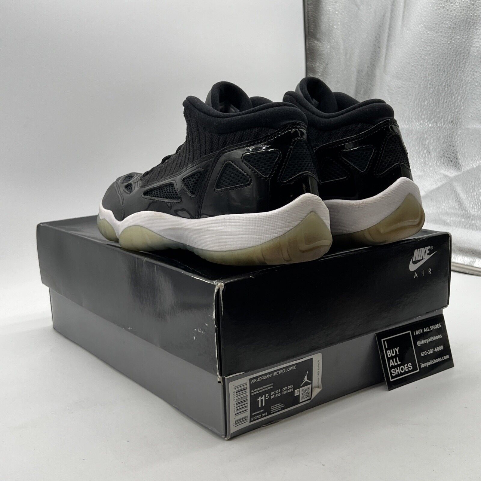 Size 11.5 - Air Jordan 11 Retro IE Low Space Jam (919712-041)