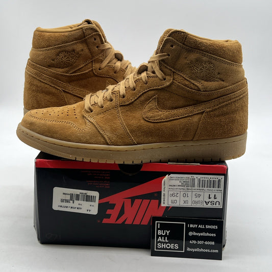 Size 11 - Air Jordan 1 Retro OG High Wheat (555088-710)