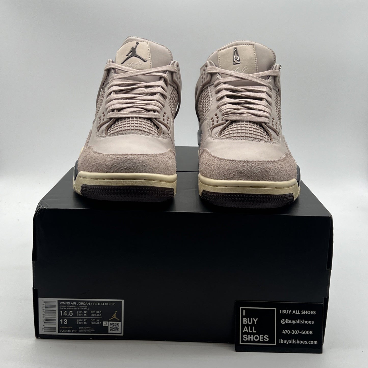 Size 14.5 - A Ma Maniére x Air Jordan 4 Retro While You Were Sleeping W