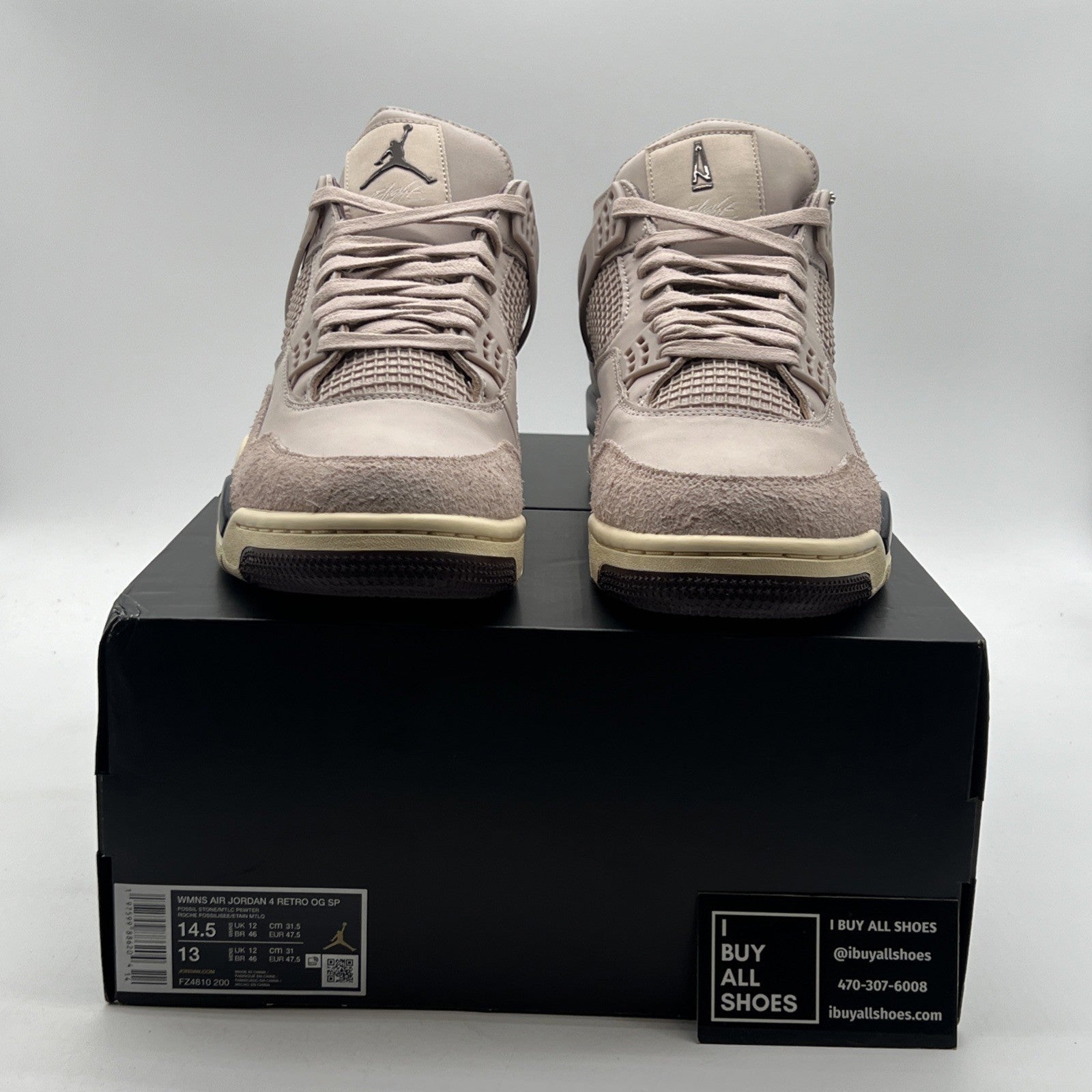 Size 14.5 - A Ma Maniére x Air Jordan 4 Retro While You Were Sleeping W