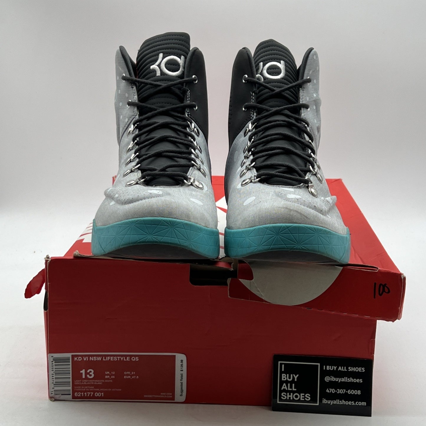Size 13 - Nike KD 6 Nsw Lifestyle Qs Birthday (621177-001)