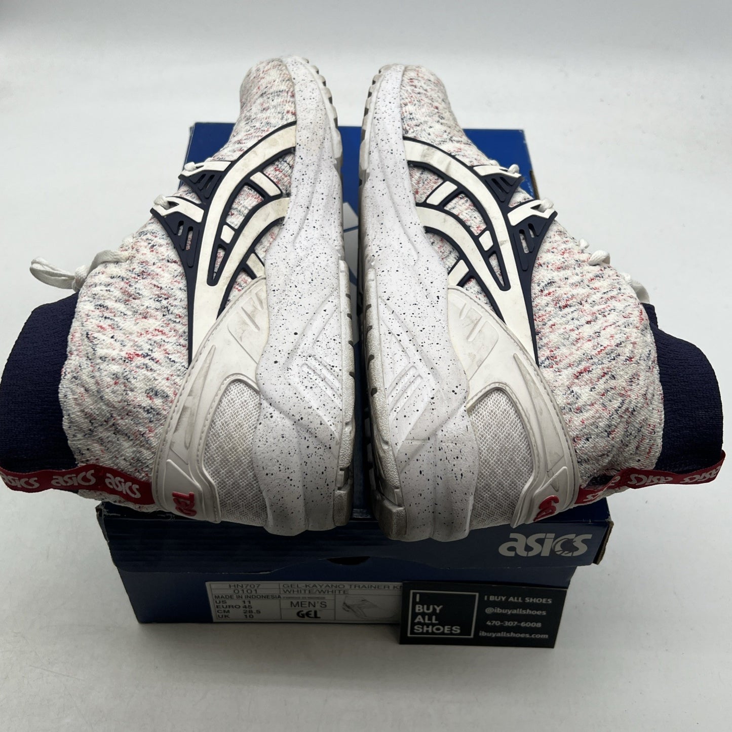 Size 11 - Asics Gel Kayano Trainer Knit MT White (HN707-0101)