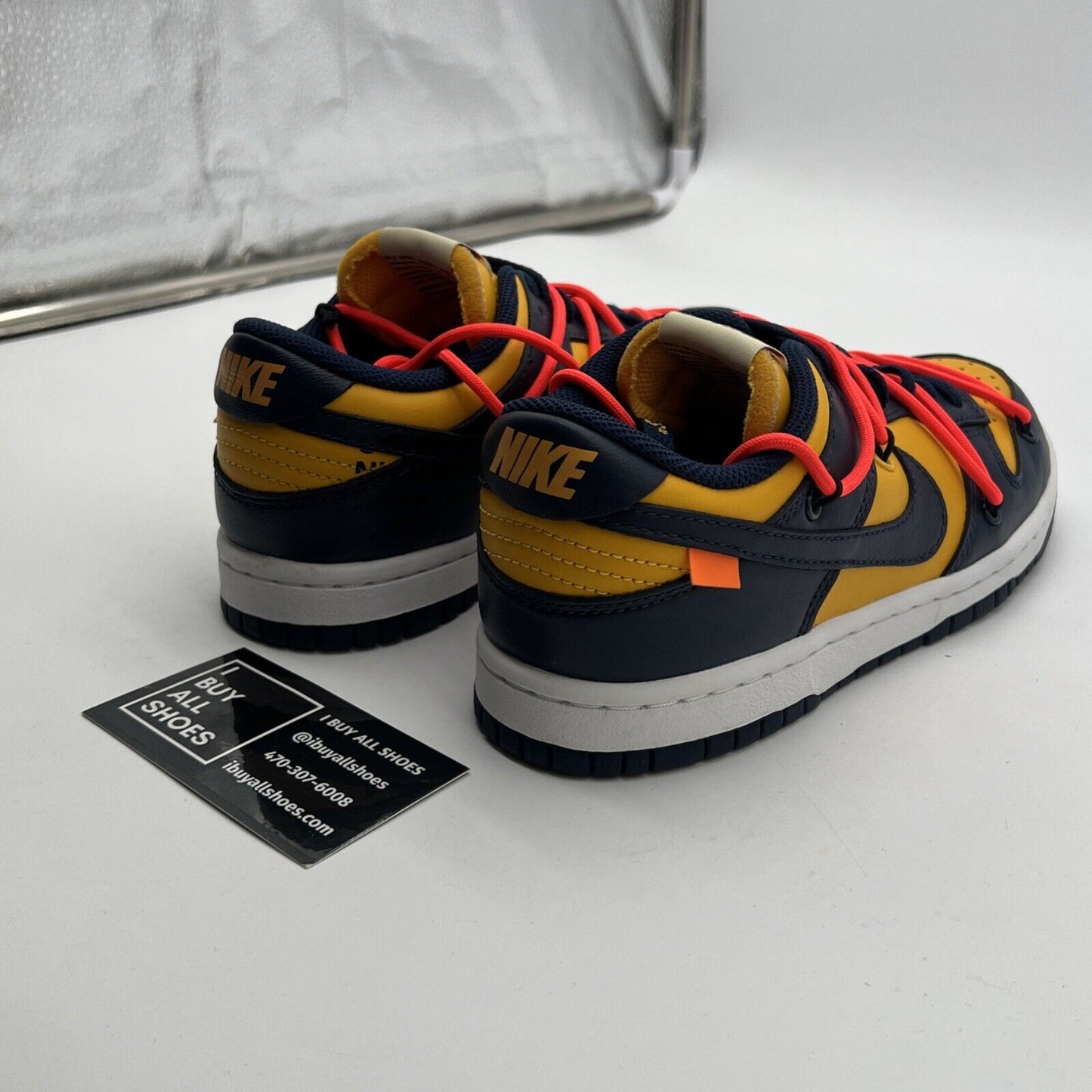 Size 4 - Nike Dunk Low x OFF-WHITE University Gold (CT0859-700)