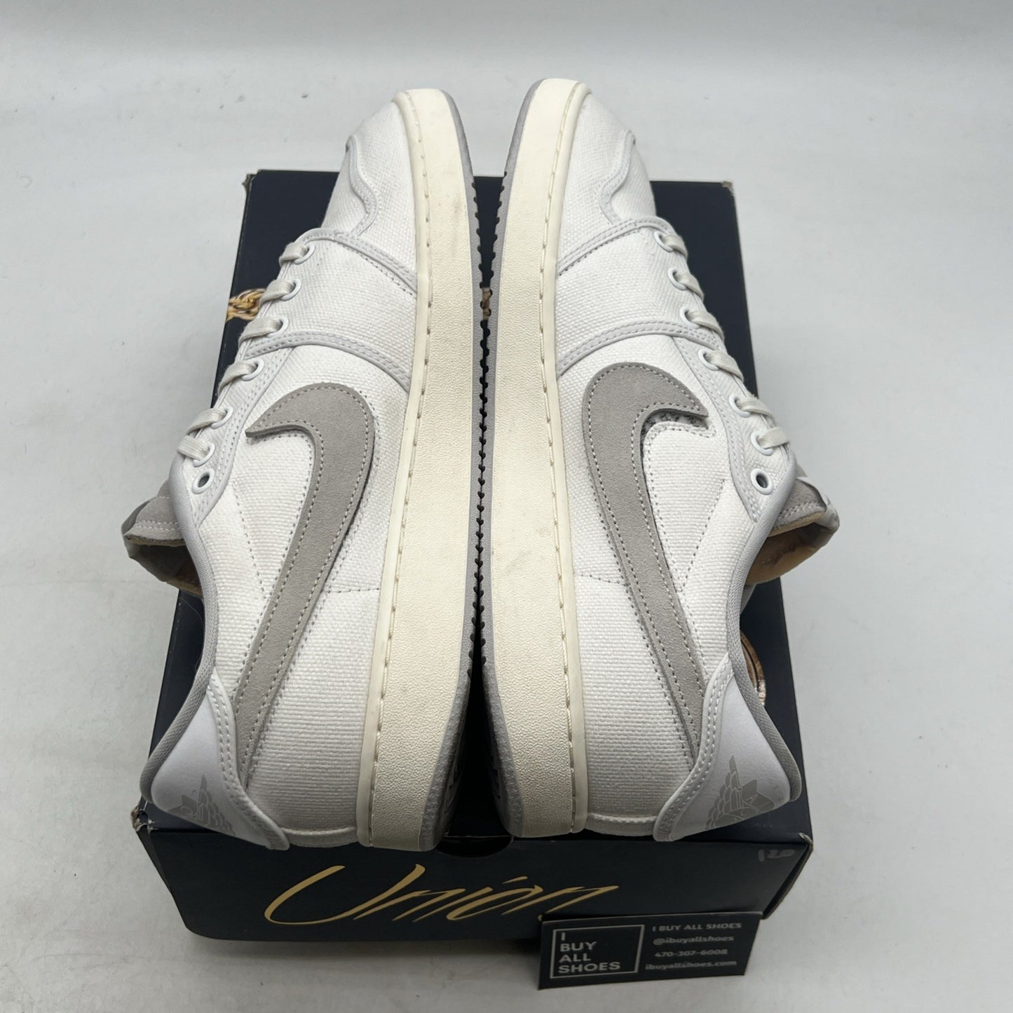 Size 12 - Jordan 1 KO x Union LA Low White Neutral Grey (DO8912-101)