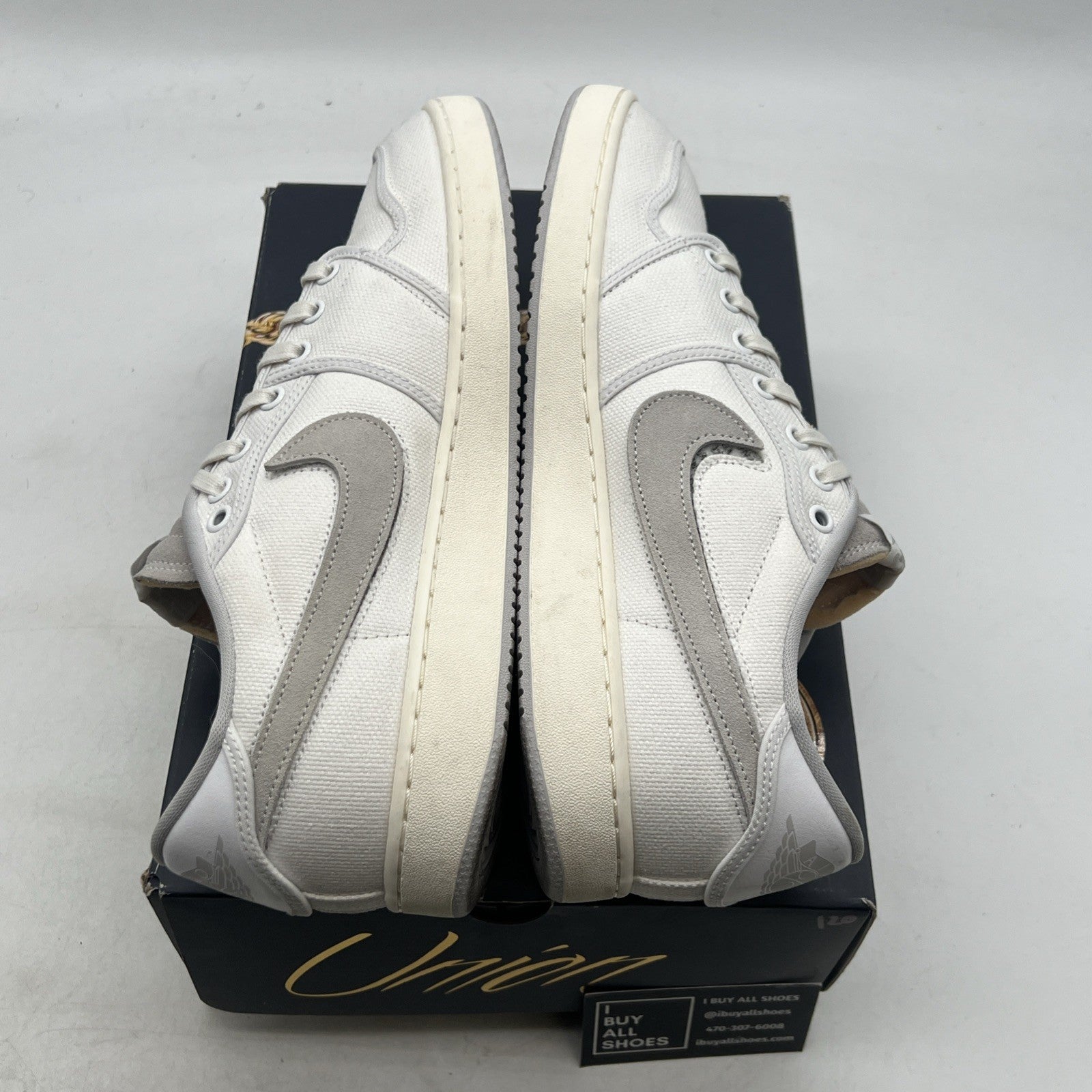Size 12 - Jordan 1 KO x Union LA Low White Neutral Grey (DO8912-101)