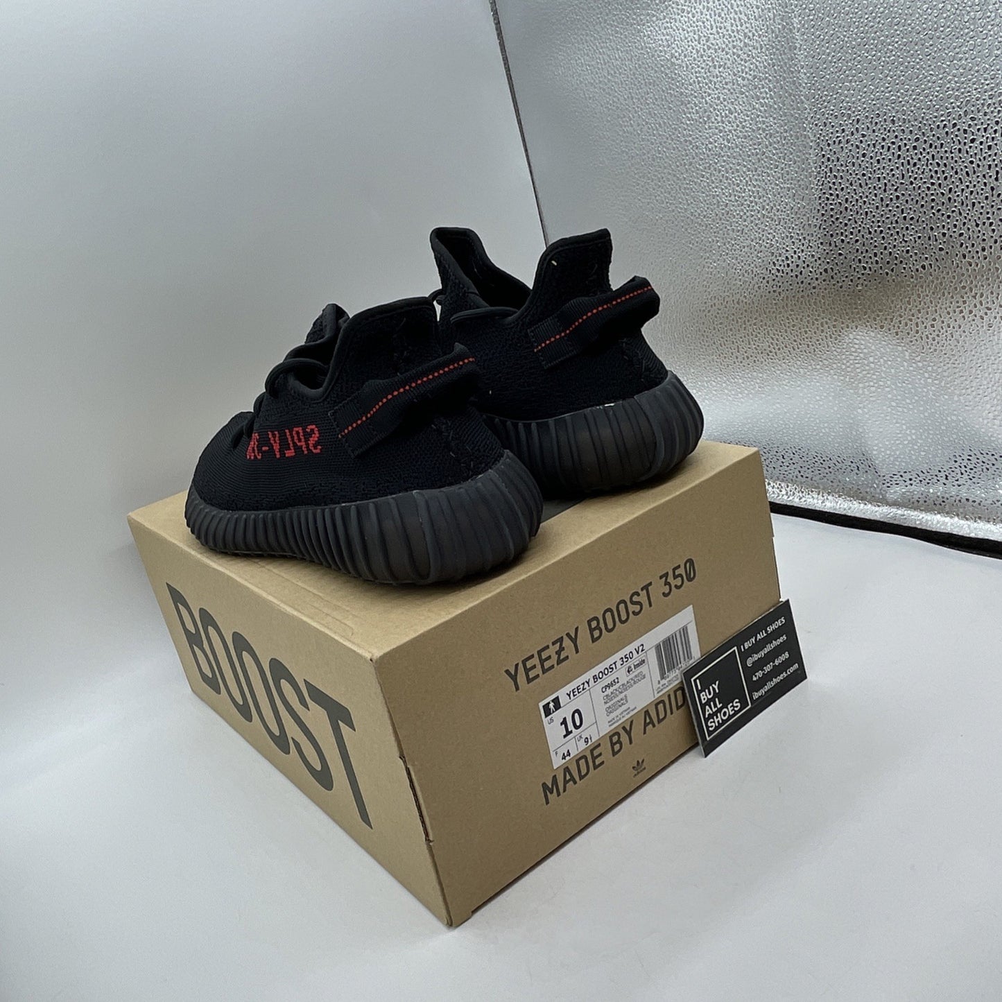 Size 10 - adidas Yeezy Boost 350 V2 Low Bred (CP9652