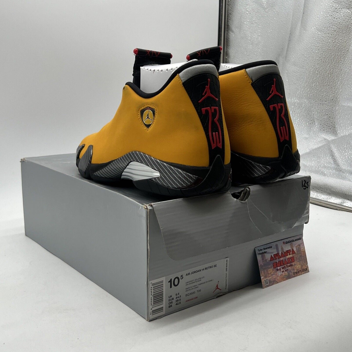 Size 10.5 - Air Jordan 14 Retro Reverse Ferrari (BQ3685-706)