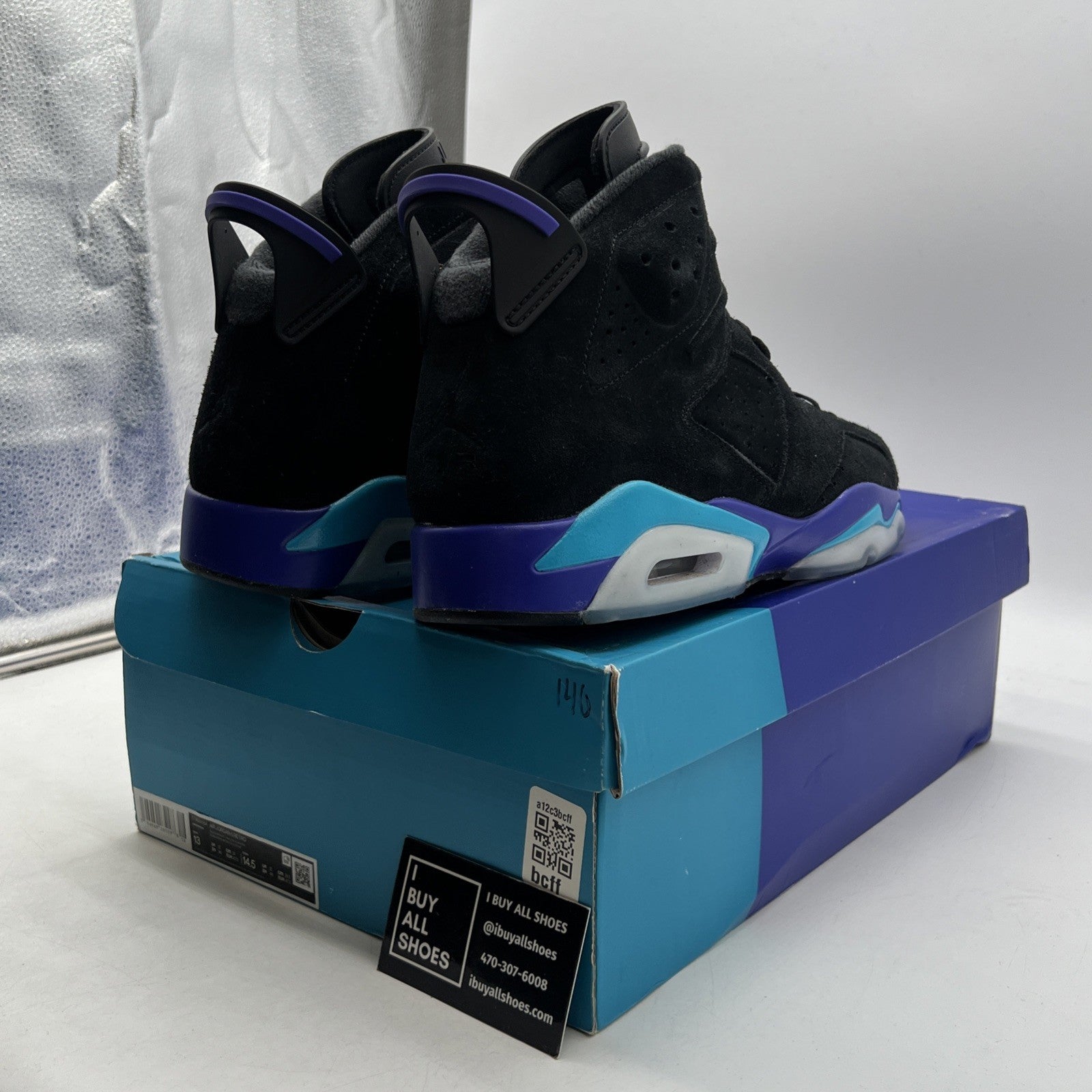 Size 13 - Air Jordan 6 Retro Aqua (CT8529-004)
