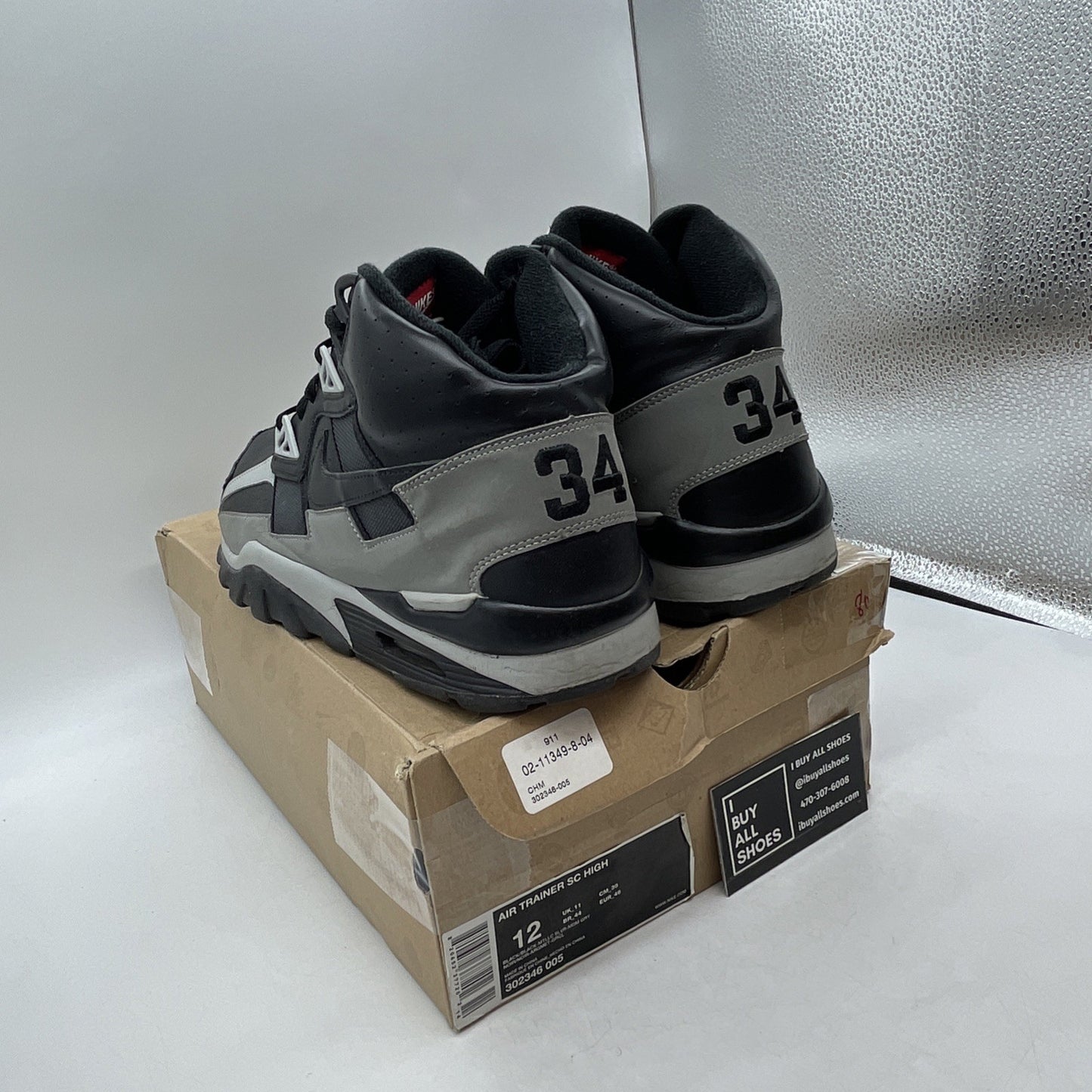 Size 12 - Nike Air Trainer Sc High Bo Jackson (302346-005)