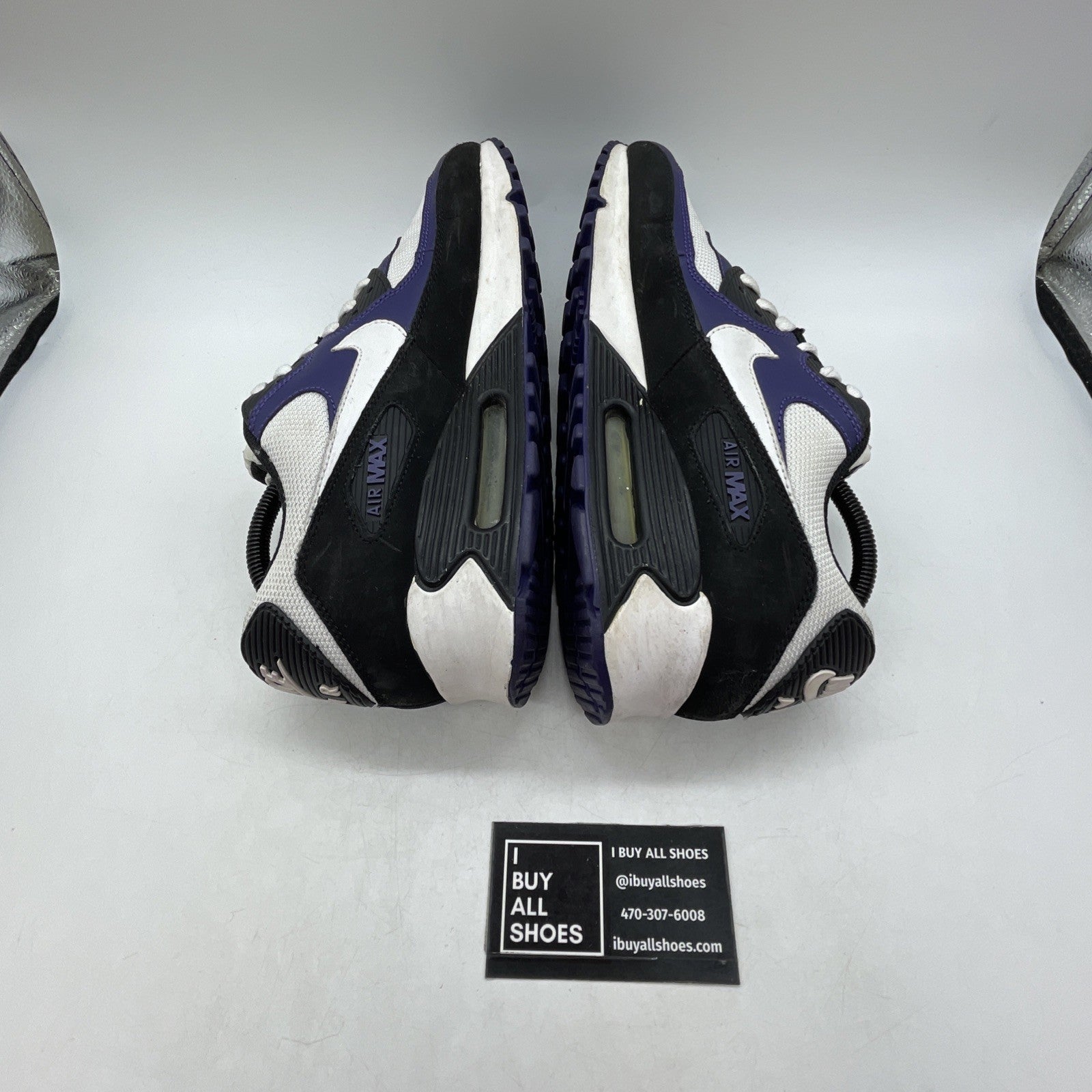 Size 9.5 - Nike Air Max 90 Black (325018-053)