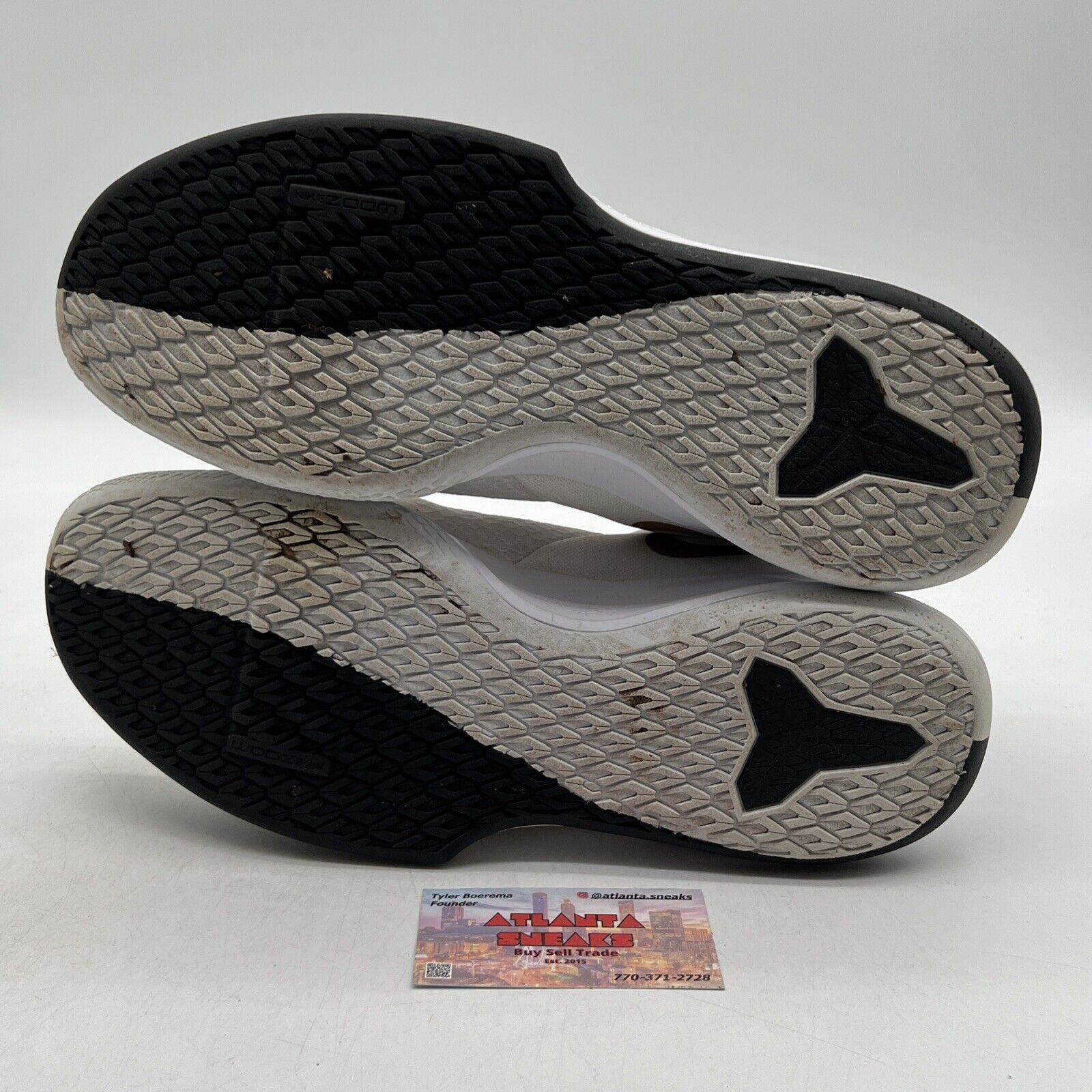 Size 12 - Nike Mamba Fury White Metallic Gold Black (CZ8770-100)