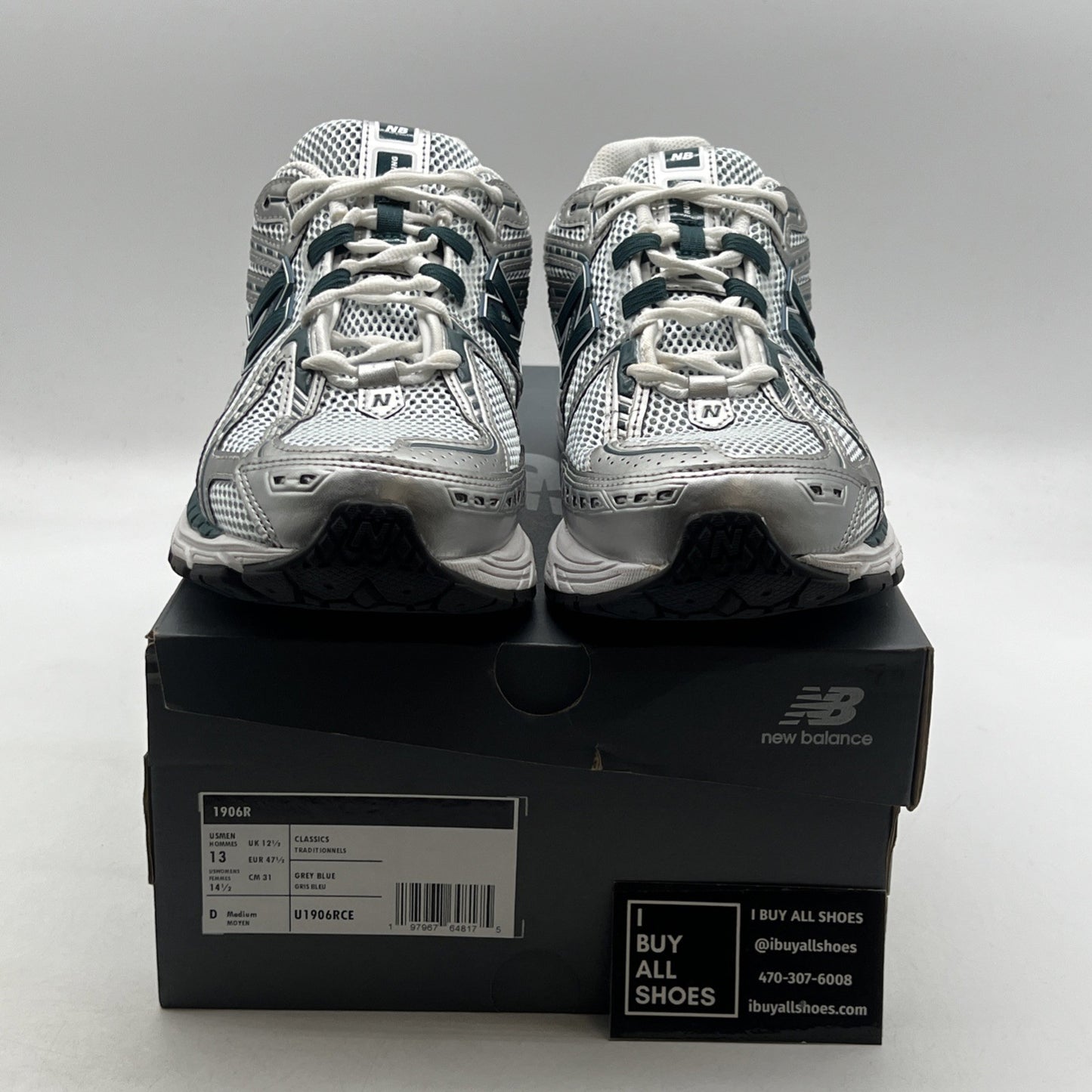 Size 13 - New Balance 1906R Silver Metallic Deep Ocean (U1906RCE)
