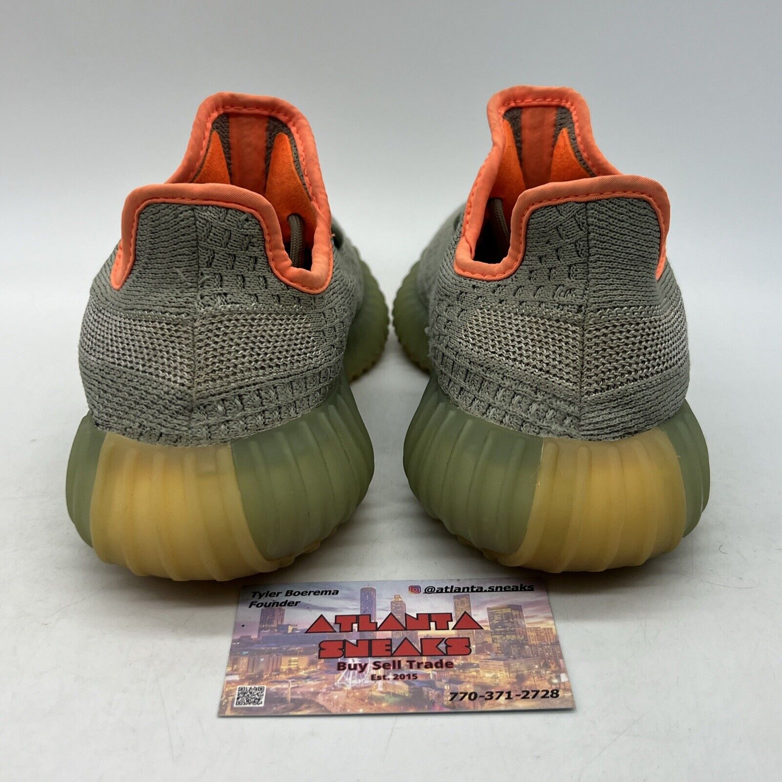 Size 4.5 - adidas Yeezy Boost 350 V2 Desert Sage Grey (FX9035)
