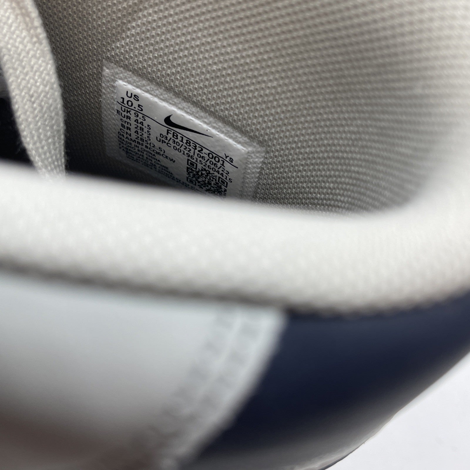Size 10.5 - Nike Terminator High Georgetown Grey Blue Leather (FB1832-001)