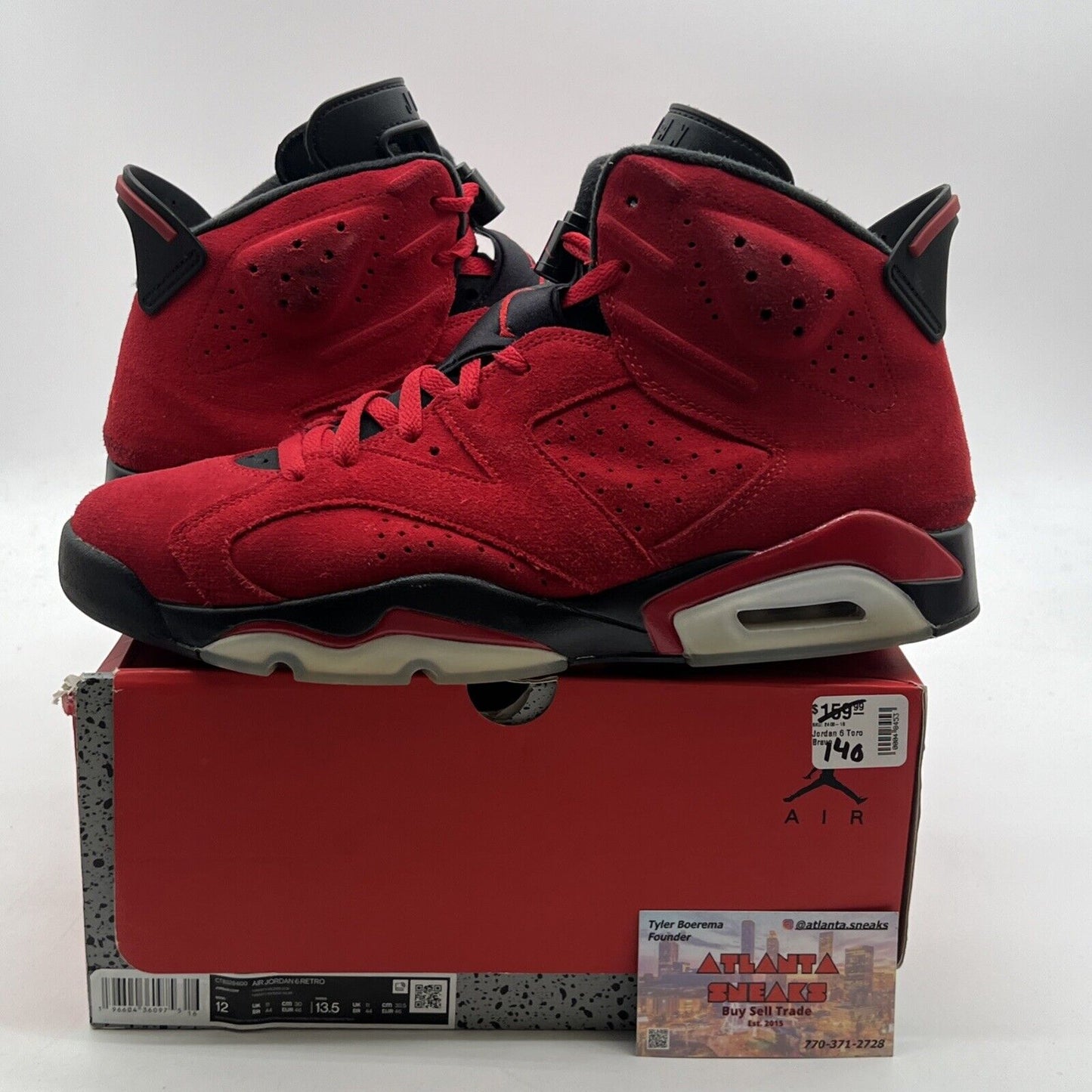Size 12 - Air Jordan 6 Retro Toro Bravo (CT8529-600)