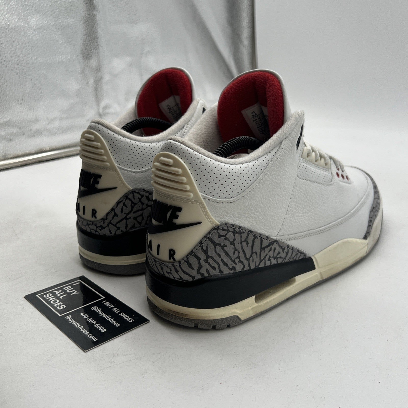 Size 8.5 - Air Jordan 3 Retro Mid White Cement Reimagined (DN3707-100)