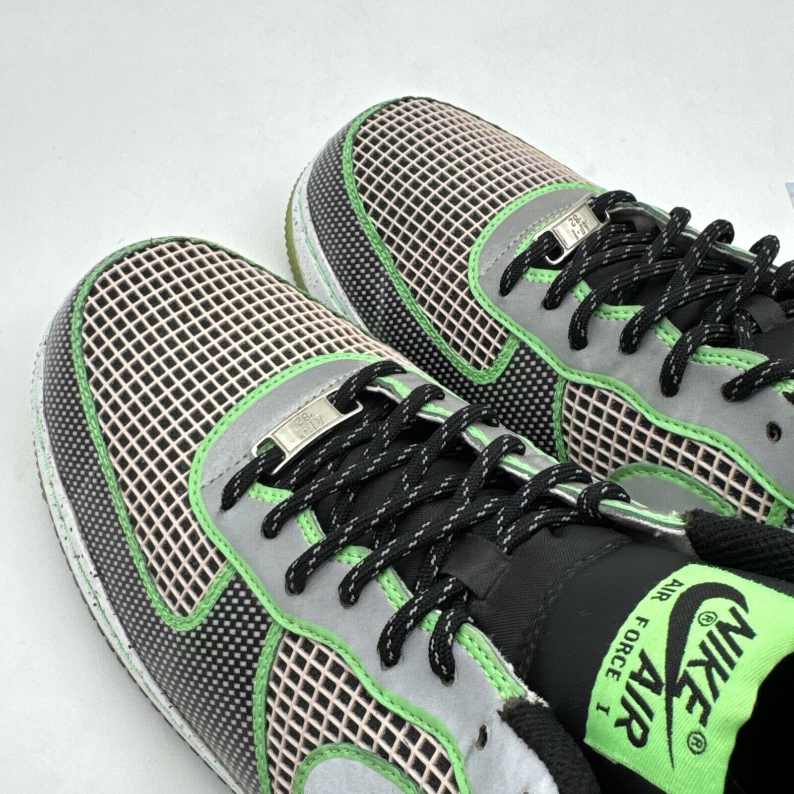 Size 12 - Nike Air Force 1 Low Insideout DB Doernbecher Green Reflective