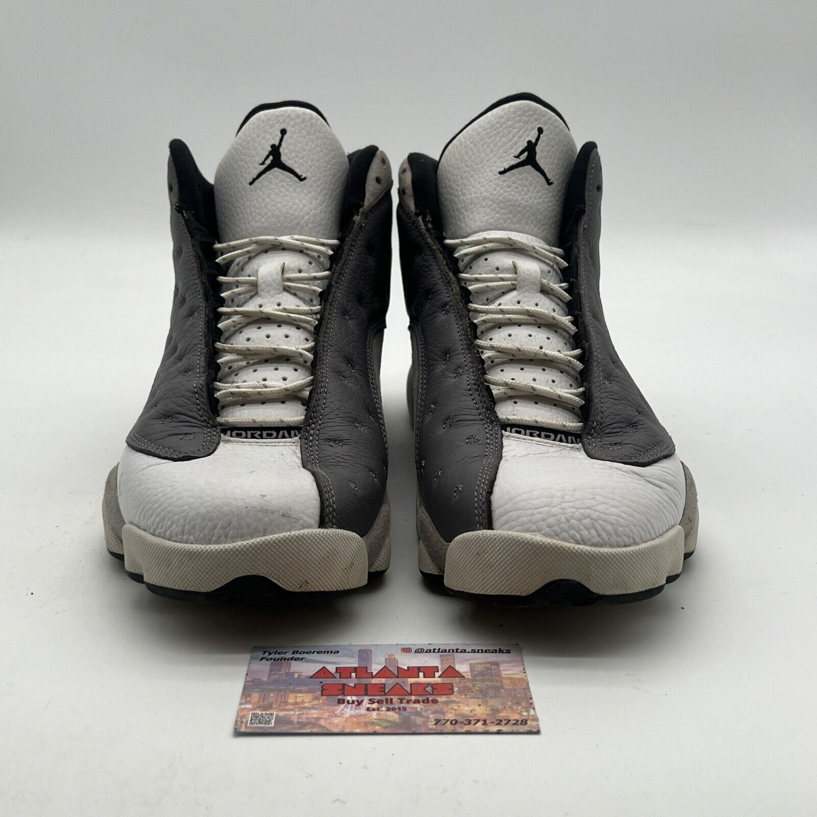 Size 9.5 - Air Jordan 13 Retro Atmosphere Grey (414571-016)