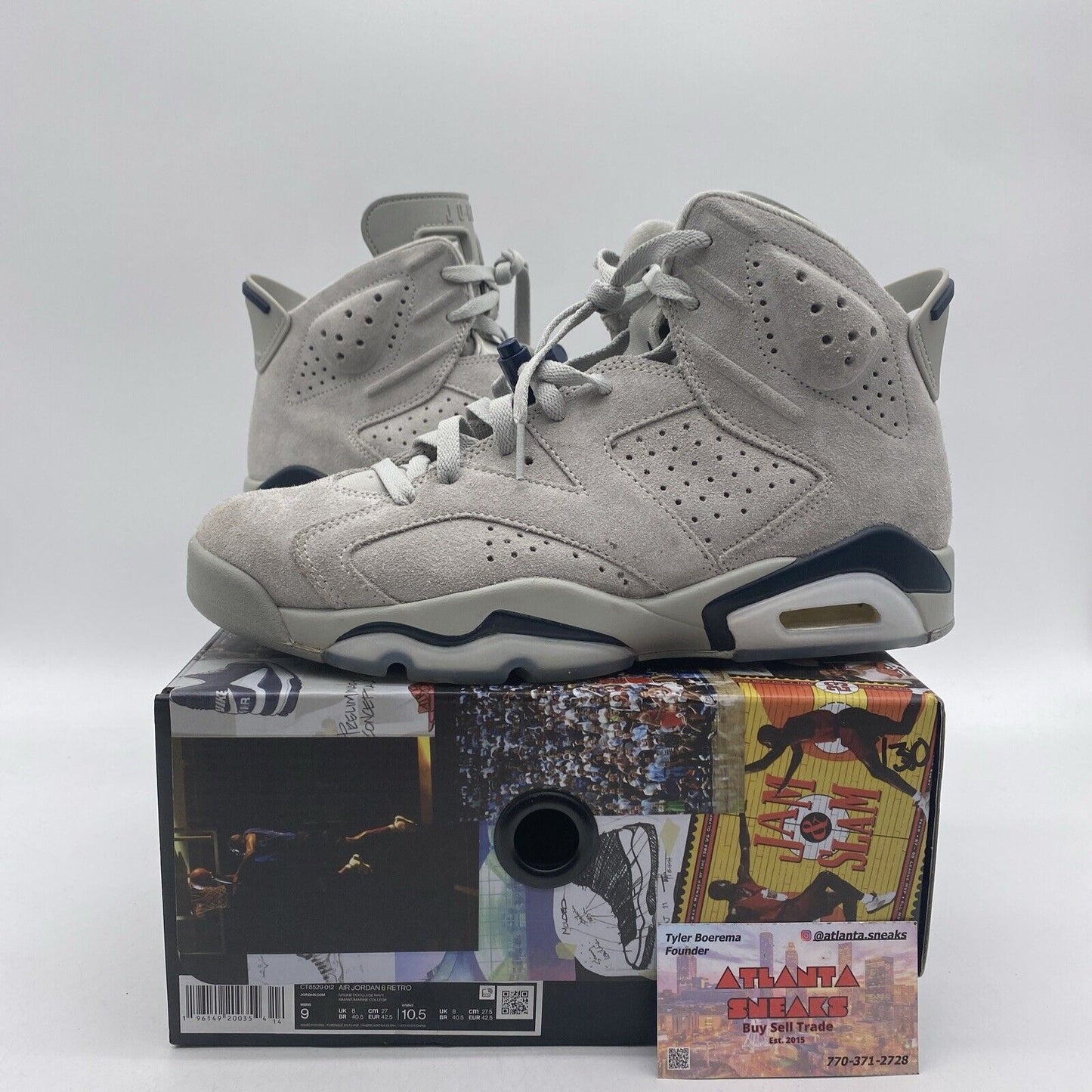 Air Jordan 6 Retro "GEORGETOWN" 2022 - Size 9 - ct8529 012 (5922-11)