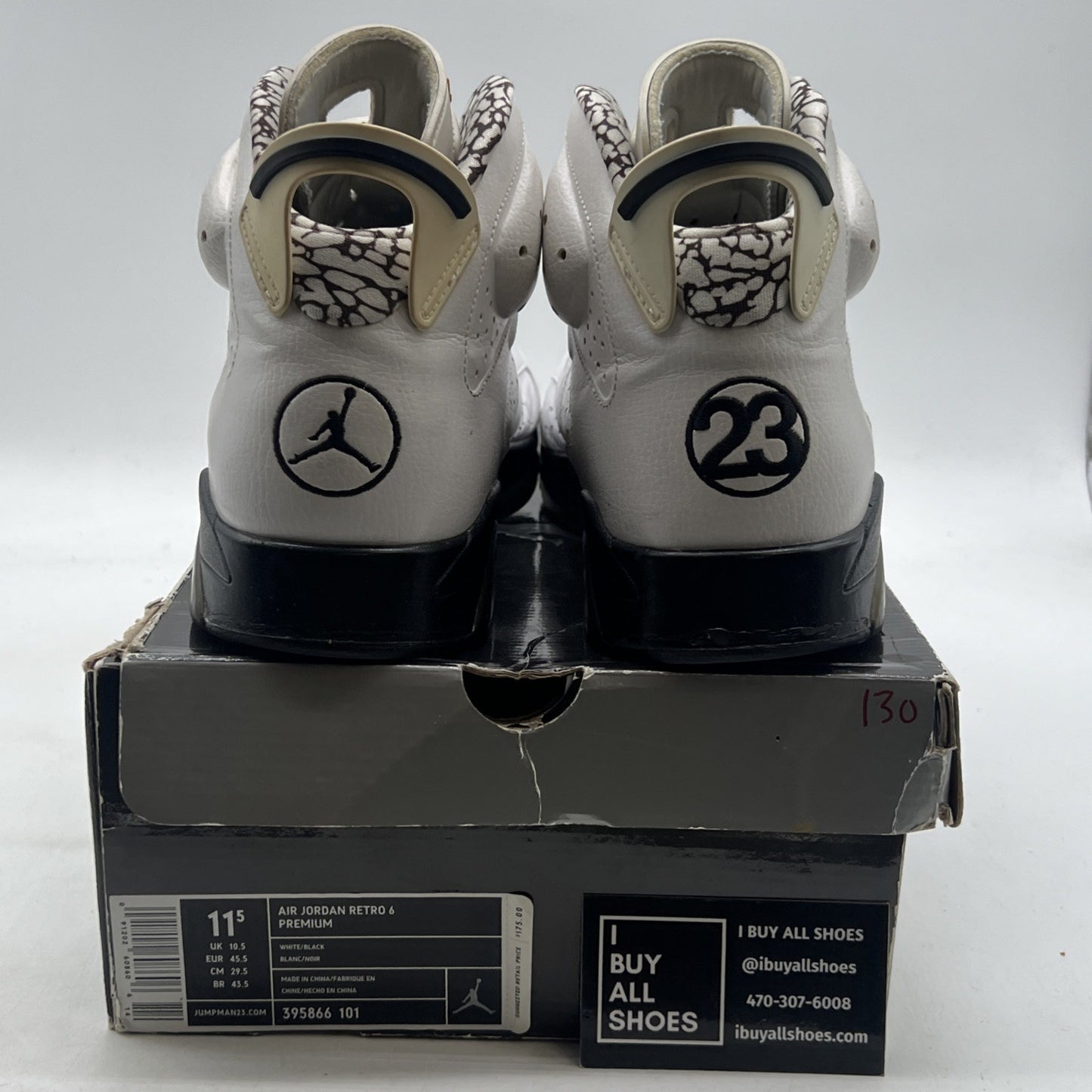 Size 11.5 - Air Jordan 6 Retro Premium Motorsports (305866-101)