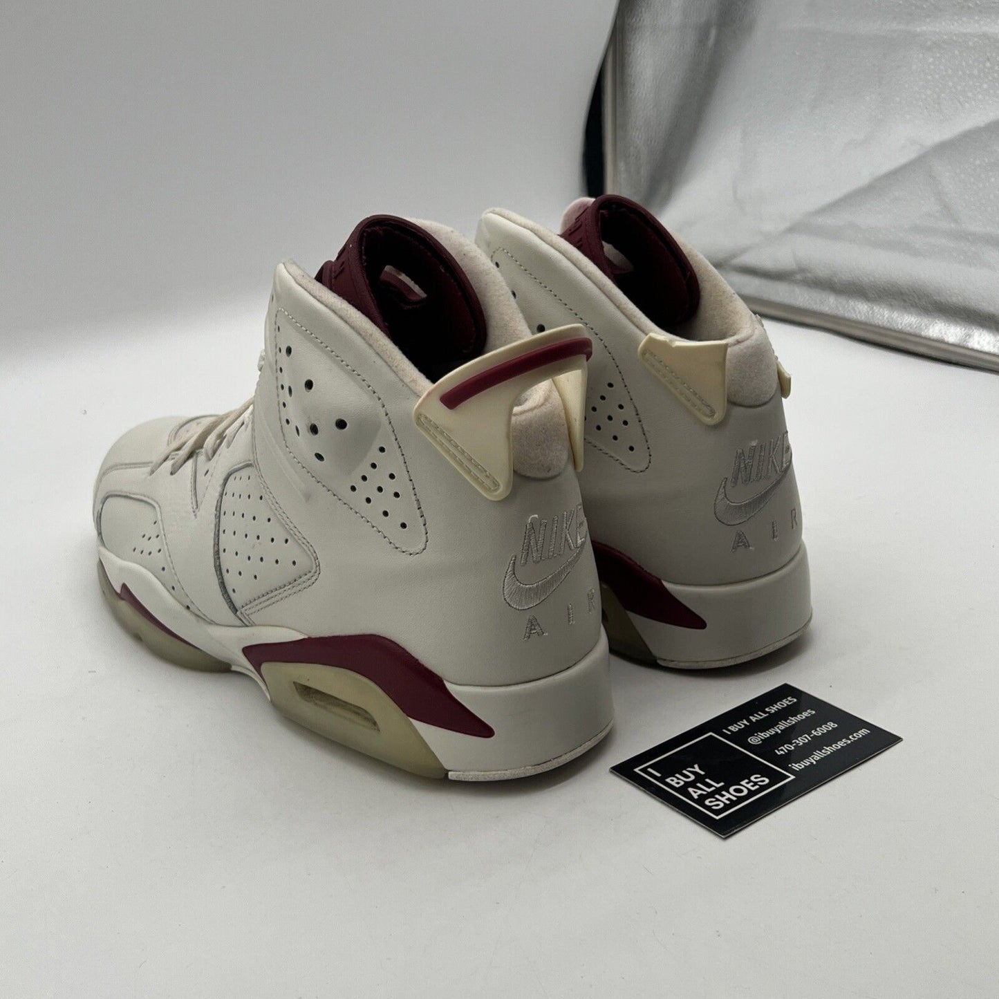 Size 11 - Air Jordan 6 Retro 2015 Maroon (384664-116)