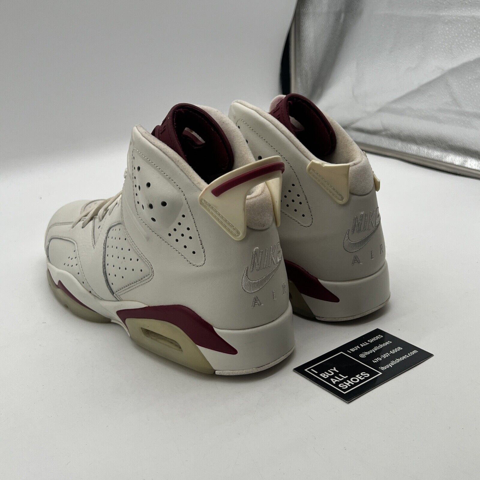Size 11 - Air Jordan 6 Retro 2015 Maroon (384664-116)