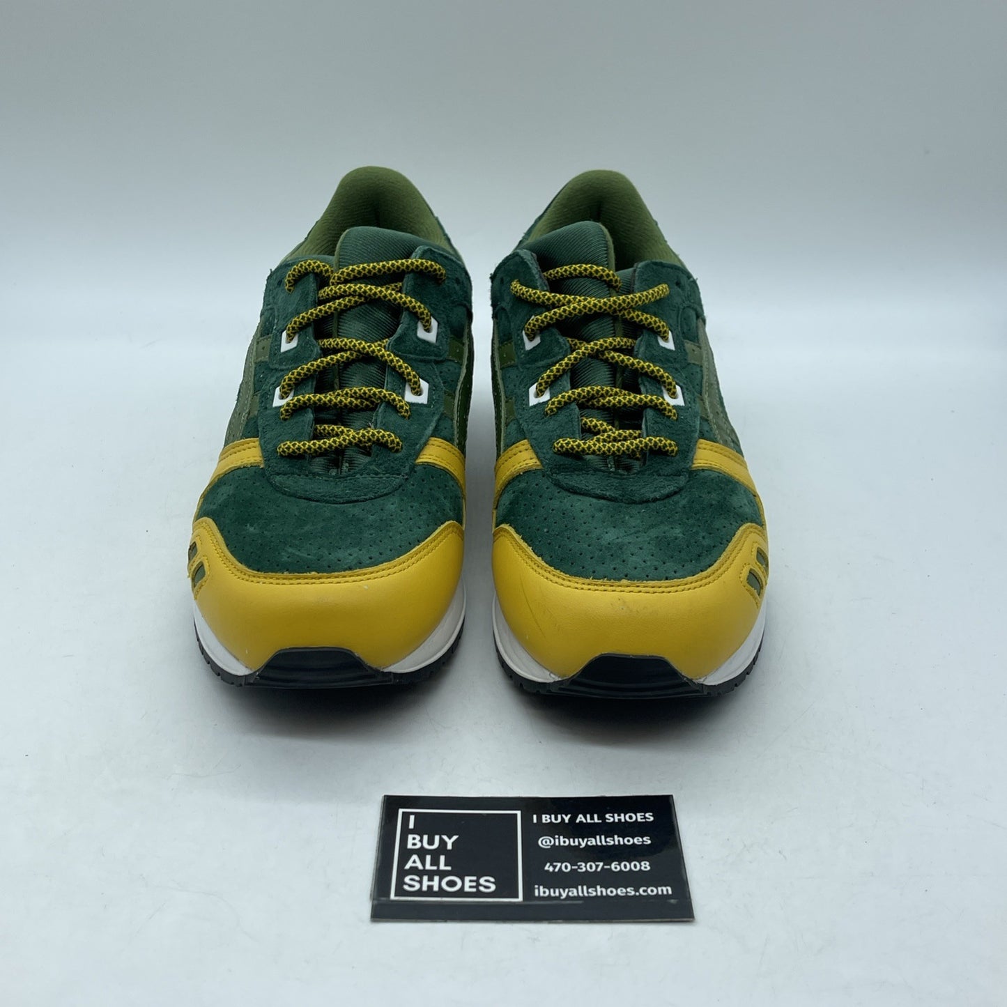 Soze 8.5 - Kith X Marvel Rogue Gel Lyte Green Yellow Suede Leather (1201A996)
