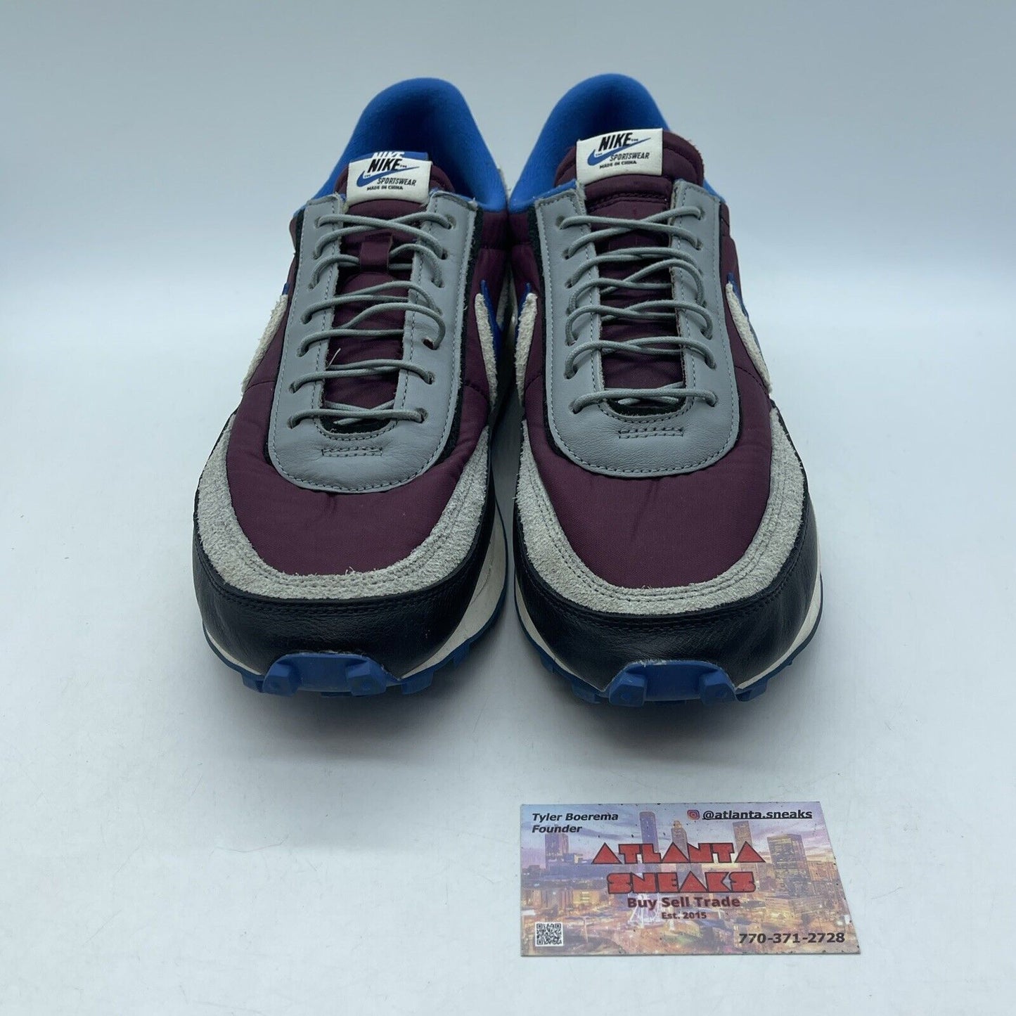 Size 12 - Nike sacai x Undercover LDWaffle Night Maroon Team Royal (DJ4877-600)