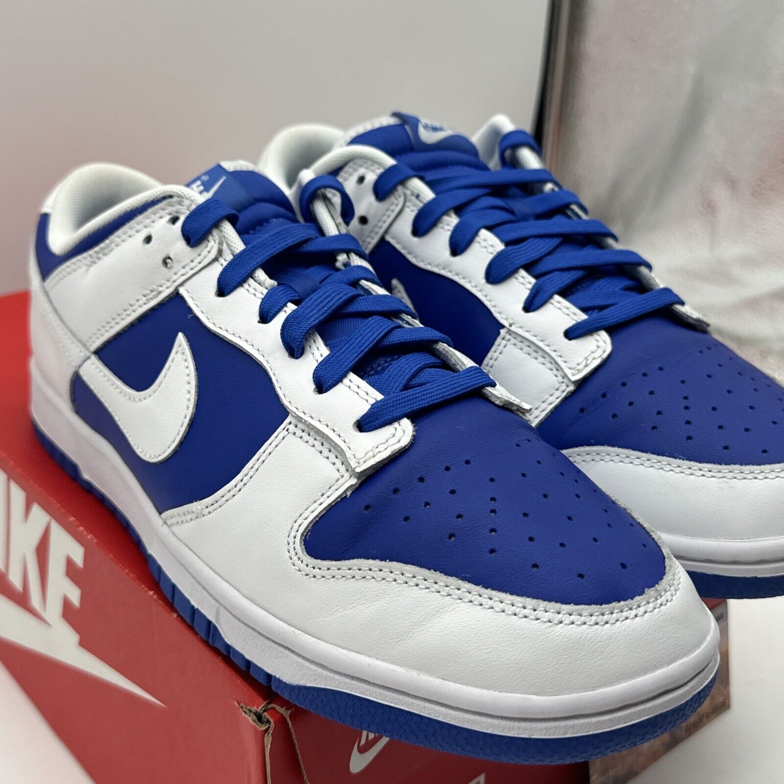 Size 11 - Nike Dunk Low Racer Blue 2022 White Blue Royal