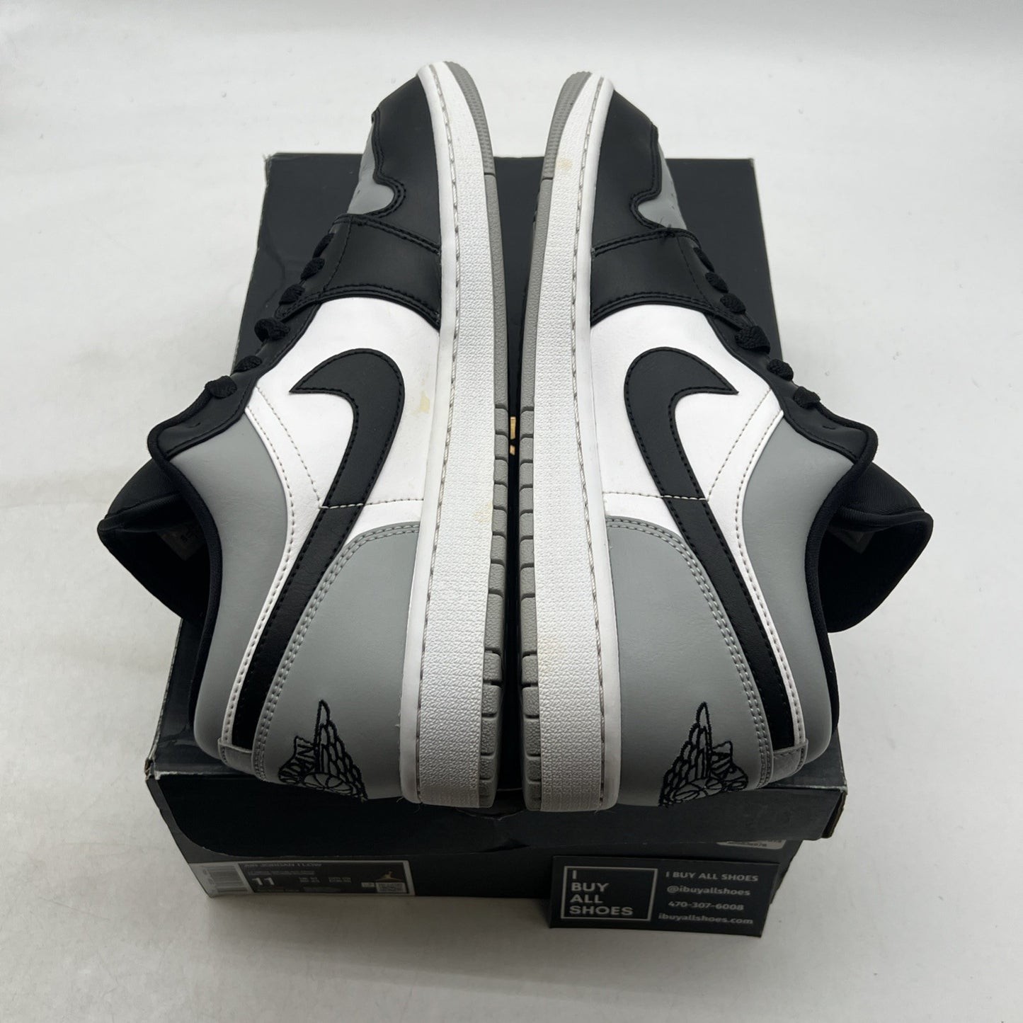 Size 11 - Air Jordan 1 Low Shadow Toe (553558-052)