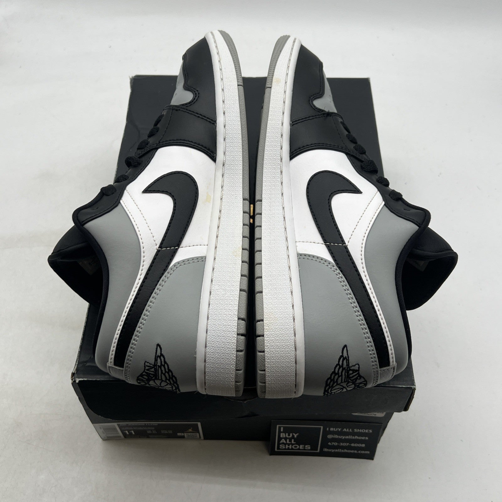Size 11 - Air Jordan 1 Low Shadow Toe (553558-052)