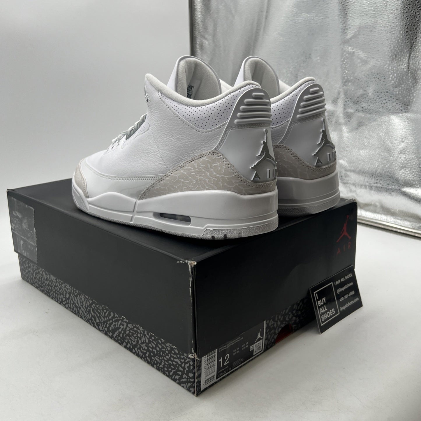 Size 12 - Air Jordan 3 Retro 2025 Pure Money (CT8532-111)