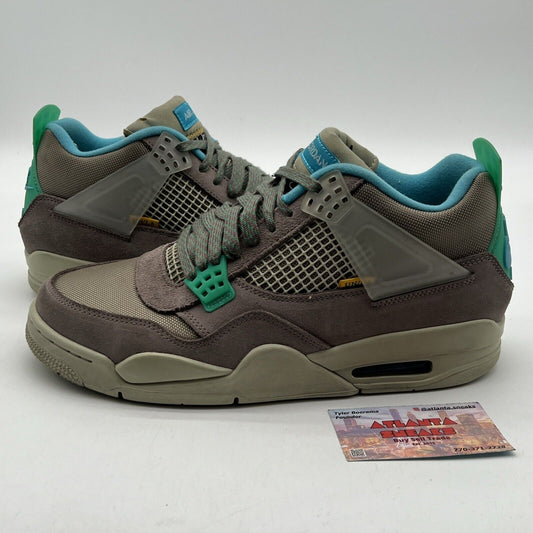 Size 10.5 - Union LA x Air Jordan 4 Retro Taupe Haze Grey Suede (DJ5718-242)