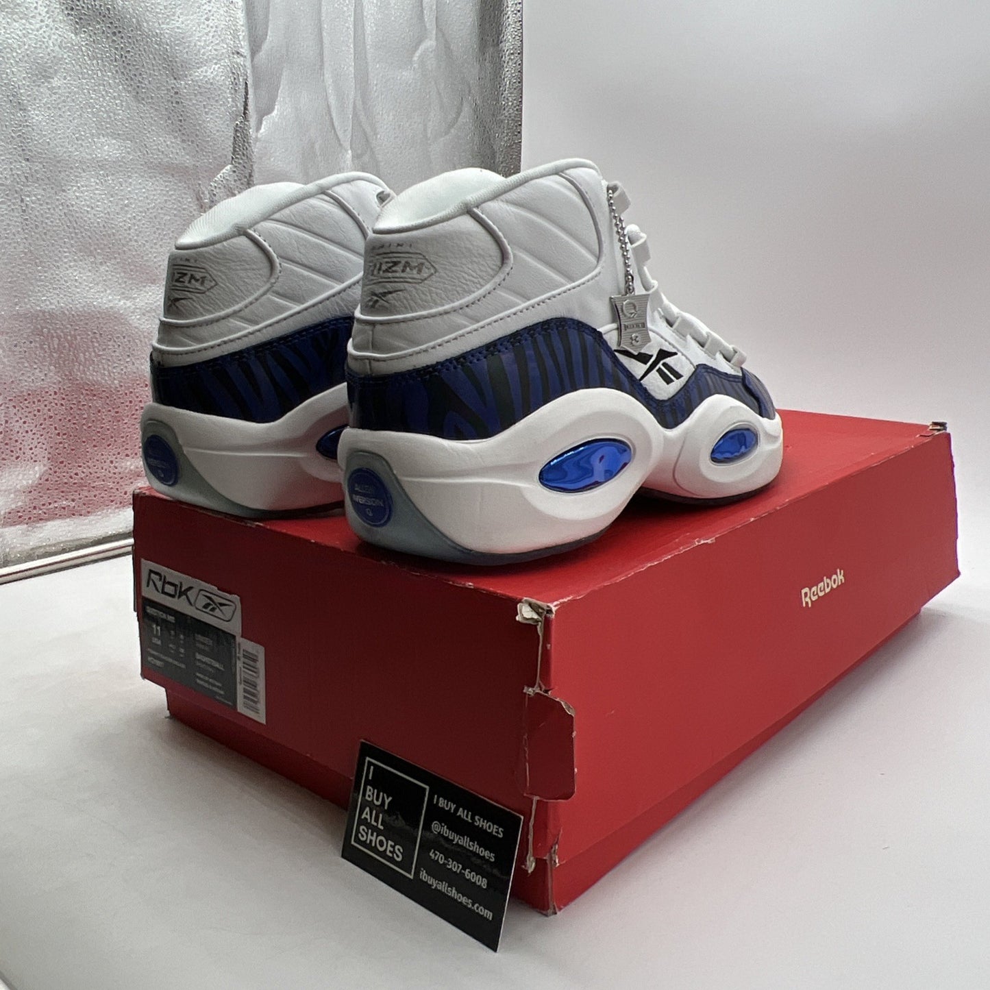 Size 11 - Reebok Panini x Question Mid Tiger Prizm (HQ1097)