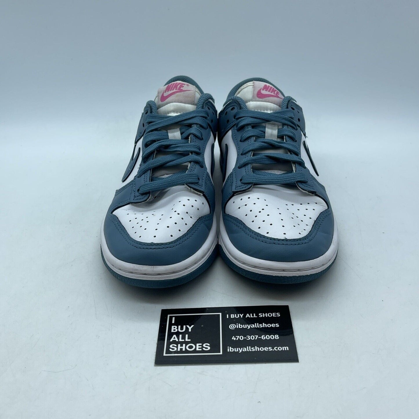 Size 6 - Nike Dunk Low 'South Beach' Aqua Blue White Pink Leather (FJ0739-100)