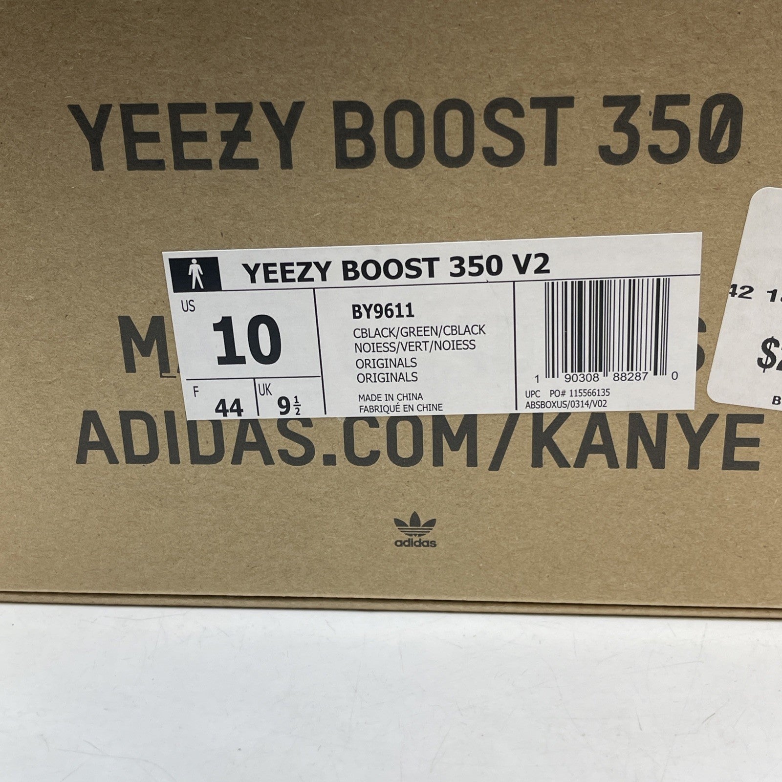 Size 10 - adidas Yeezy Boost 350 V2 Green Black Suede (BY9611)