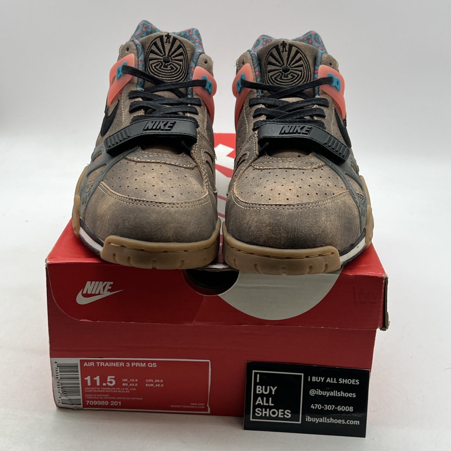 Size 11.5 - Nike Air Trainer 3 Premium Super Bowl (709989-201)