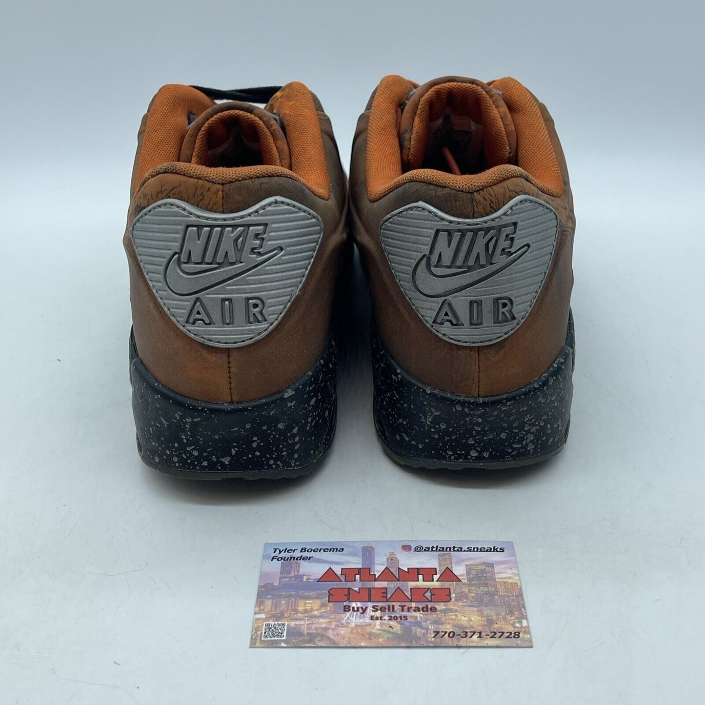 Size 10 - Nike Air Max 90 QS Mars Landing Brown Orange Silver Black (CD0920-600)