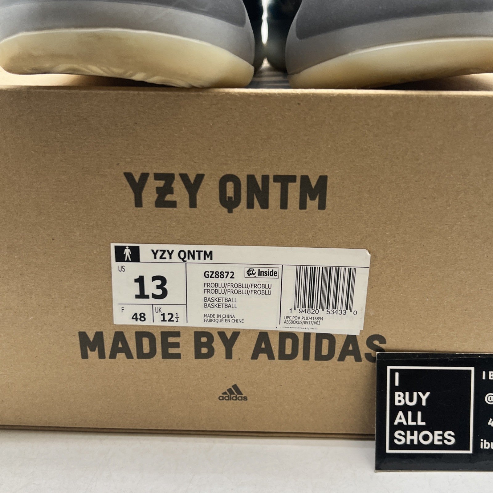 Size 13 - Adidas Yeezy Quantum Frozen Blue (GZ8872)