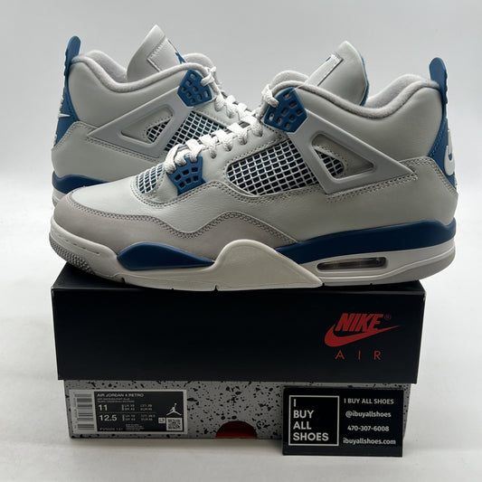 Size 11 - Air Jordan 4 Retro 2024 Military Blue (FV5029-141)