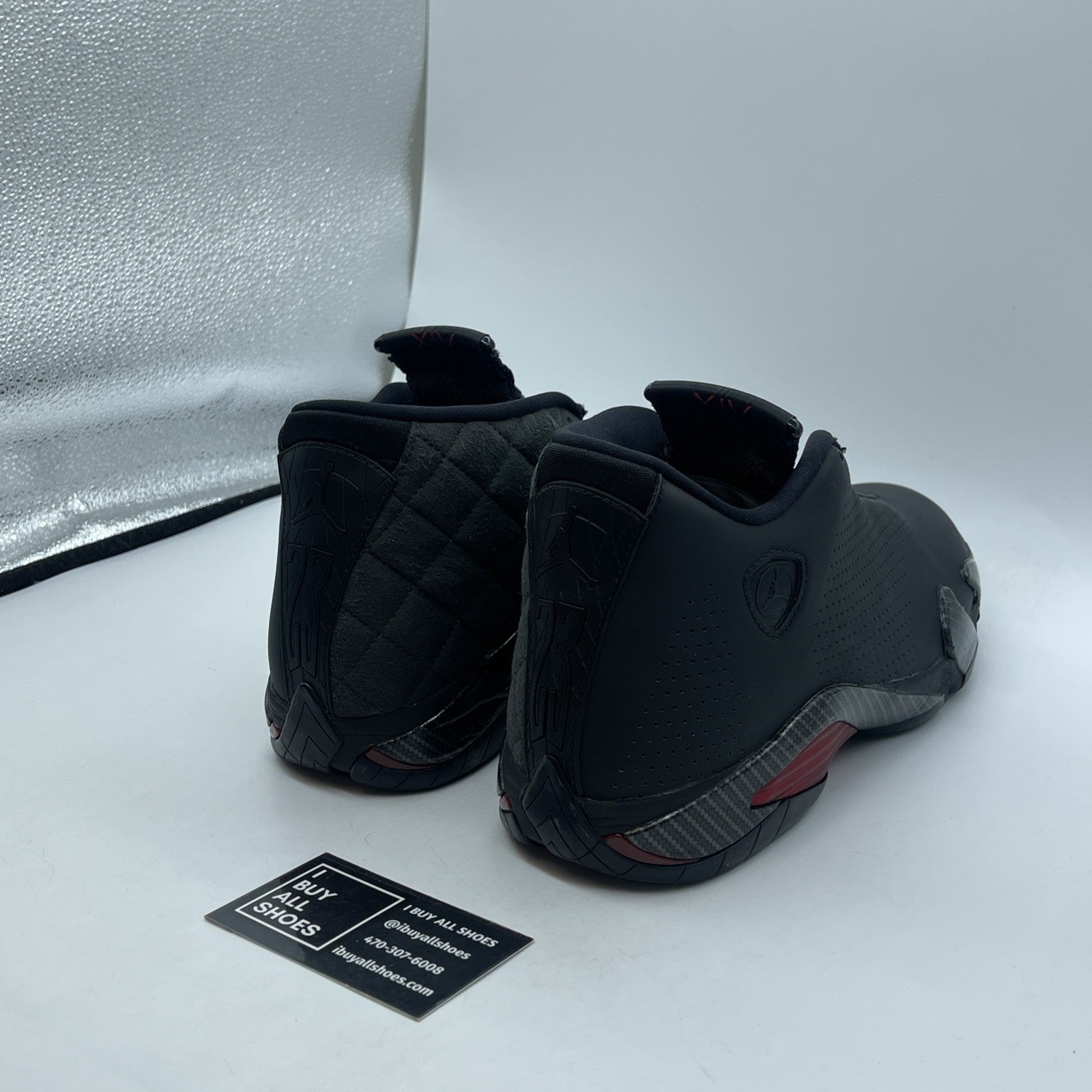 Size 10 - Air Jordan 14 Retro SE Black Ferrari Suede Leather (BQ3685-001)