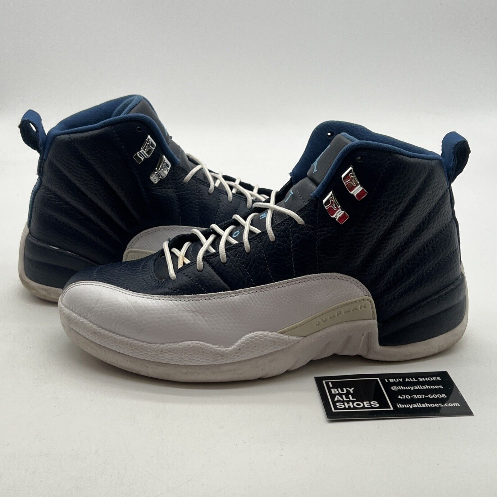 Size 8.5 - Air Jordan 12 Retro 2012 Obsidian (130690-410)