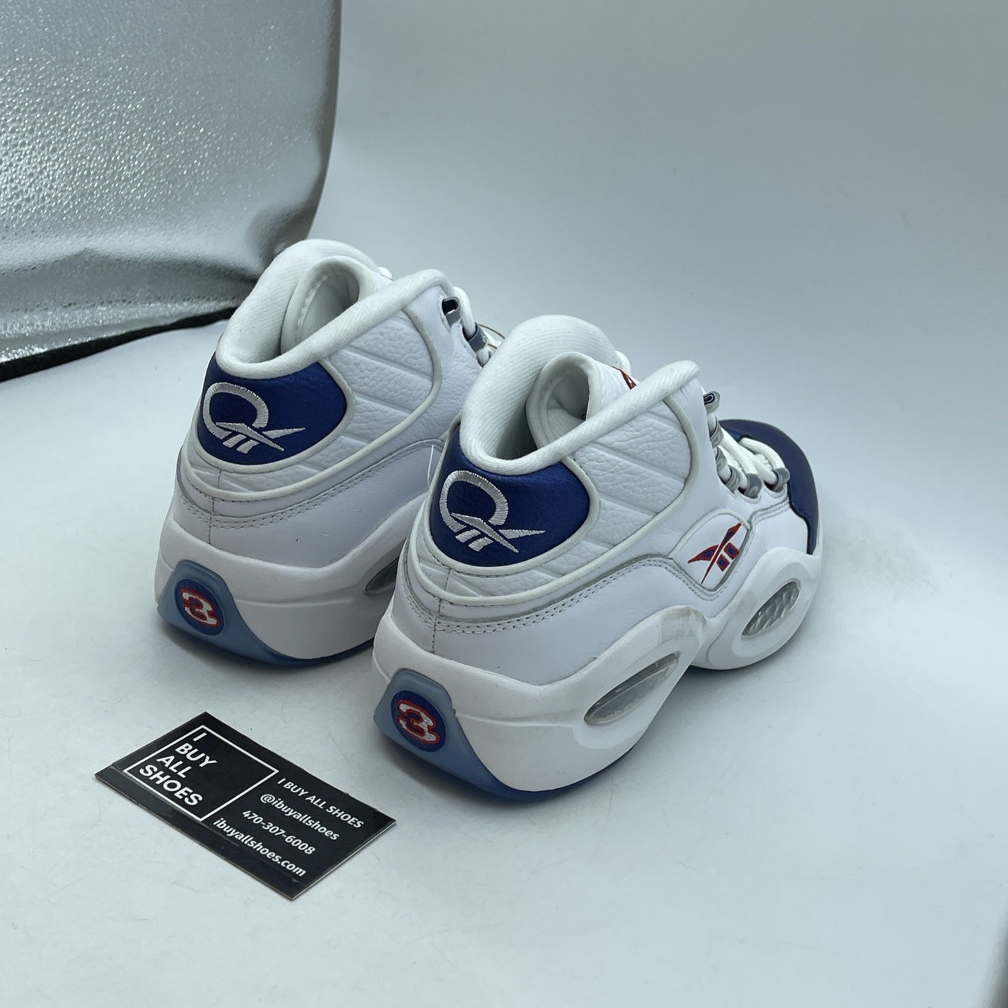 Size 9 - Reebok Question 2022 Mid Blue Toe (GX0227)